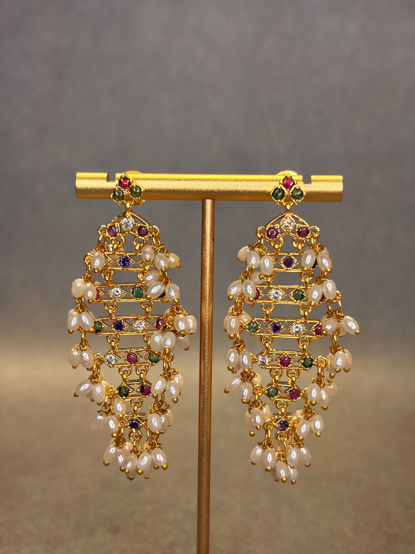 Pearl Chandelier Earrings MJ193
