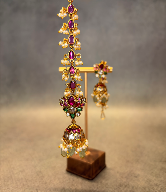 Kemp Jhumka Earrings with Mattal MJ198