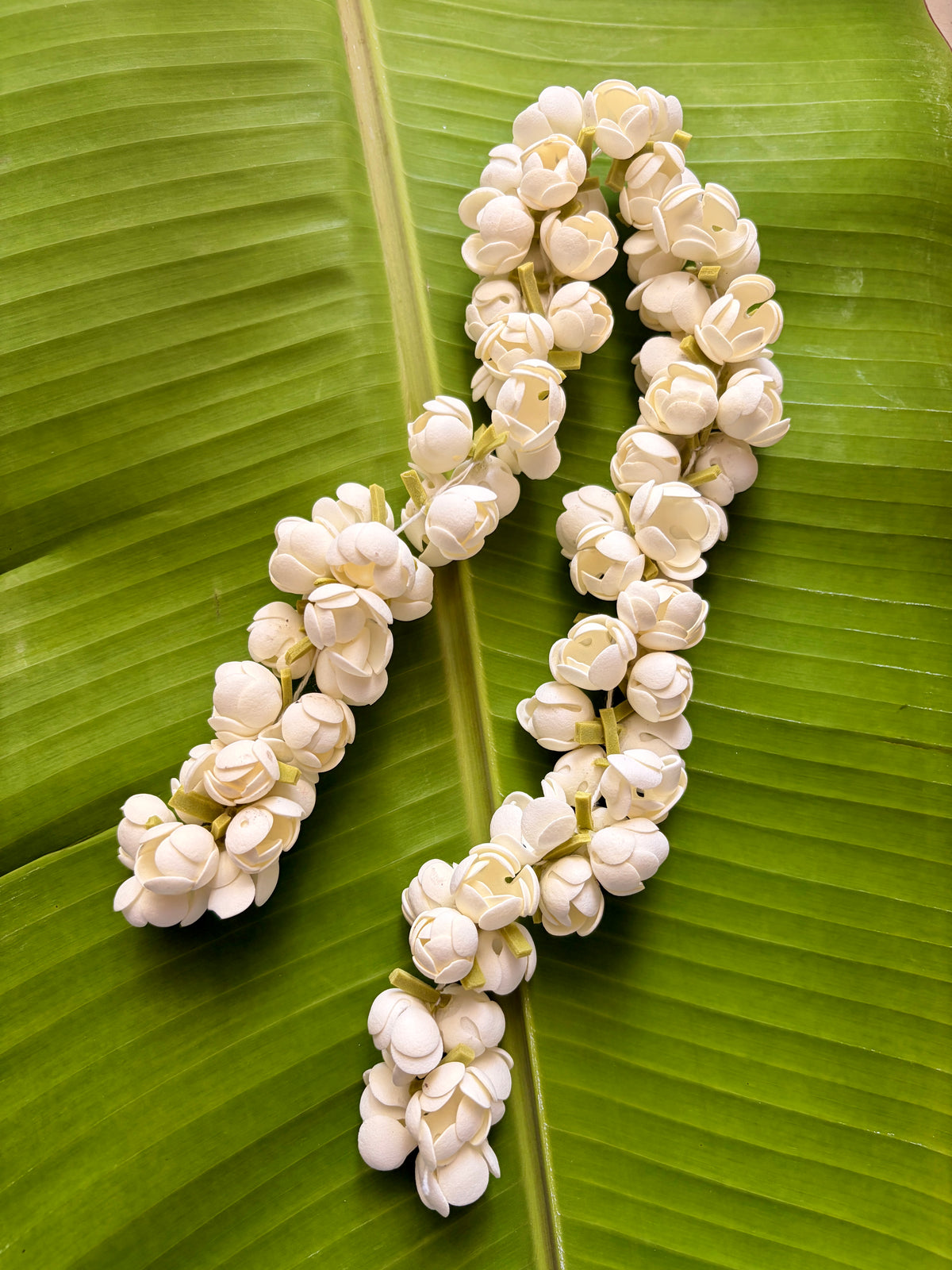 Artificial foam jasmine gajra MJ205