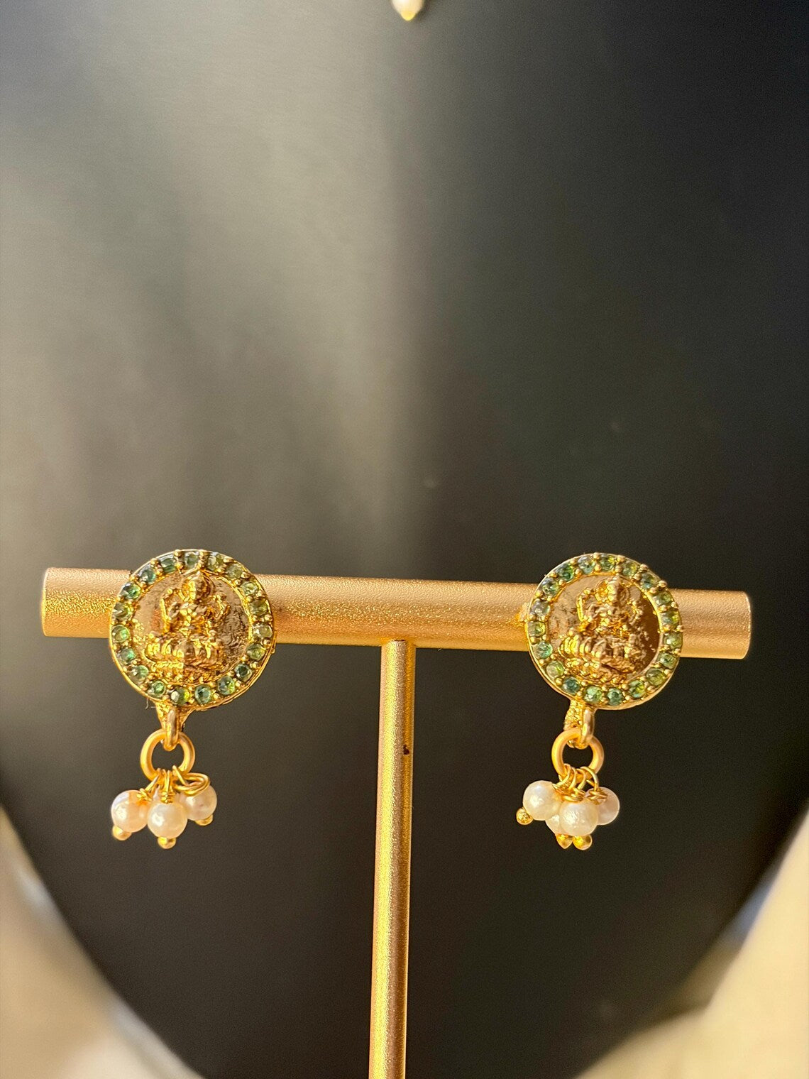 Antique Lakshmi Floral Choker Necklace MJ102