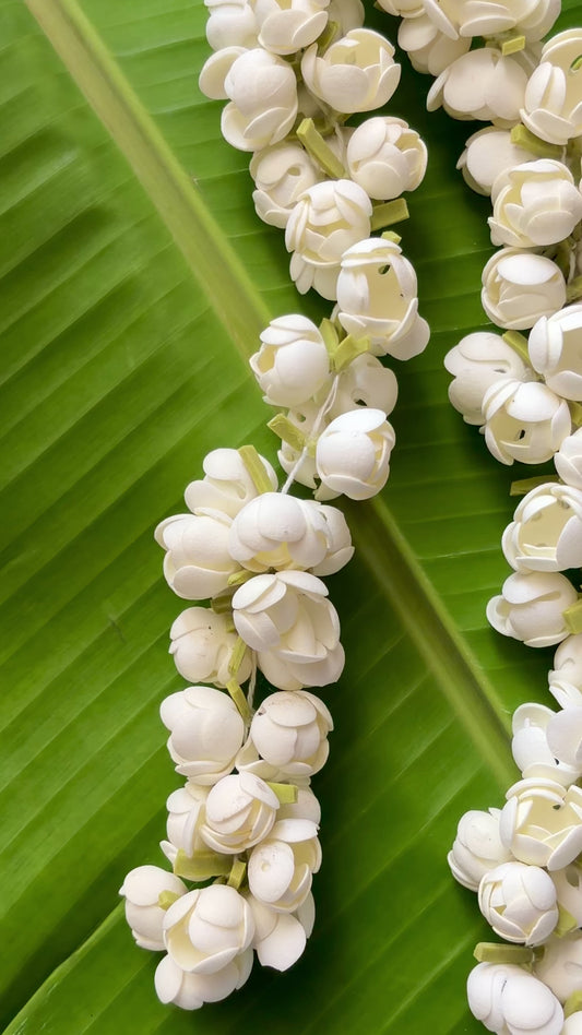 Artificial foam jasmine gajra MJ205
